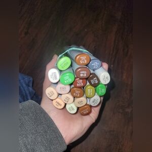 Set Of 20 Earth-Tone Copic Alcohol Based Markers